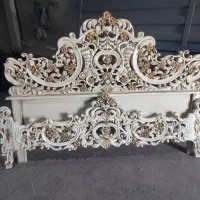 سرویس خواب سلطنتی  تمام چوب راش