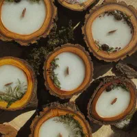 شمع های چوبی