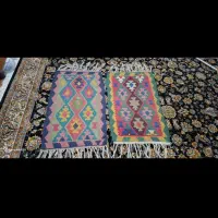 دو عدد گلیم پشمی