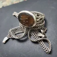 گردنبند ۱۲ گرم و انگشتر ۹/۴۰