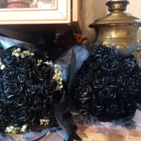 2عدد گل روبانی