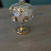 قندان بوهمیا الیش طلا کوب