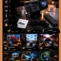 پروژکتور .تلویزیون 75 بهت میده با کیفیت