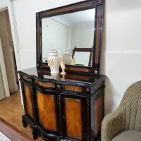 کنسول تمام چوب آنتیک