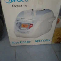 پلوپز بخارپز ۱۰ نفره آکبند midea مناسب جهیزیه