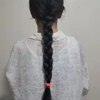 مو طبیعی  بدونه رنگ