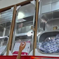سینک دوقلو1/2دهم ضخیم نگیرده سال ضمانت بی قیدوشرط