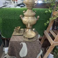 سماور زغالی نو کامل طرح دار