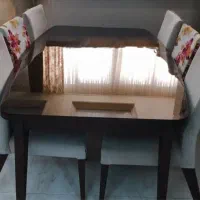 یک دست مبل راحتی مدل ال همراه ناهارخوری