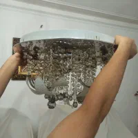 دو عدد لوستر سقفی