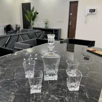 ست تنگ و لیوان کریستال بوهمیا ۲ دست