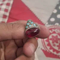 انگشتر یاقوتی نگین دار