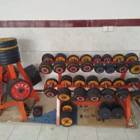 دمبل و صفحه بدنسازی