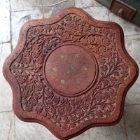 میز عسلی چوبی خارجی