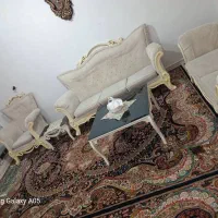 مبل ۷نفره سالم همراه جلومبلی وعسلی