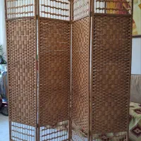 پاراوان حصیری ۴ لنگه دستساز