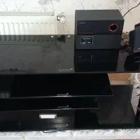 میز تلوزیون شیشه ای