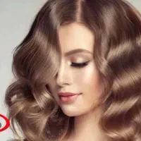 مدل برای رنگ مو ساده