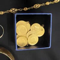 ربع ۲ گرمی ۲۴ عیار ۱۷ دانه