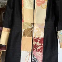 مانتو ابریشم خام سایز ۳۸-۴۰