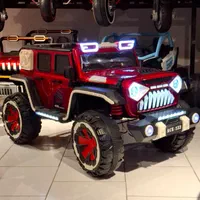 ((ماشین شارژی جیپ پنج موتور دونفره))