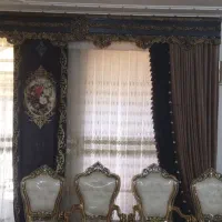 پرده سالن پذیرایی در حد نو