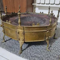 منقل برنجی روسی ۱۰۰ ساله آنتیک