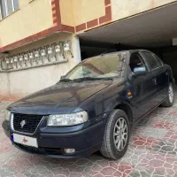سمند EF7 مدل اخر ۹۱ رنگ ابی کبود متالیک سلامت کامل