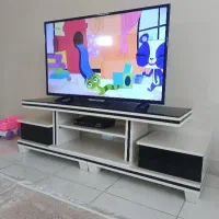 میز تلویزیون سفید مشکی