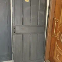درب ورودی آپارتمان چوبی وفلزی