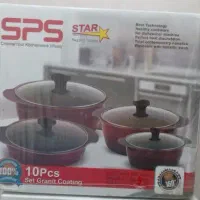 سرویس قابلمه گرانیتی ۱۰ پارچه sps star