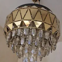 لوستر دایره‌ای الماسی  ریموت‌دار
