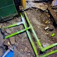 لوله کشی آب فاضلاب نشتی گیری بادستگاه نقطه زن