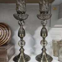 دو عدد شمعدان شامپاین اصل