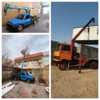 جرثقیل نیسان خاور سه تن دو تن و بالابر بسکت