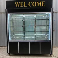یخچال ایستاده‌۲متری‌دوطرف‌نمادرحدنو سوپری فروشگاهی