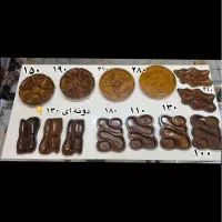 حراج ظروف پذیرایی طرح چوب اردوخوری شیرینی خوری