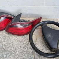 یک جفت چراغ خطر عقب ۲۰۶،یک عدد فرمان پراید