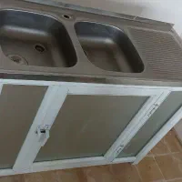 کابینت زمینی آلومینیومی به همراه سینک