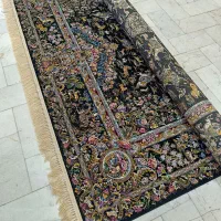 فرش ماشینی شکارگاه دستبافت گونه ( فرش ماندگار )
