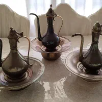 آفتابه گلن برنجی روسی عتیقه