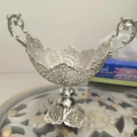 شکلات خوری ملیله زنجان  شمعدان لاله  ظروف پذیرایی