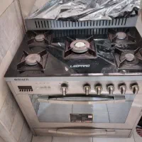 اجاق گاز لئوپاد اصل ایتالیا بدنه تمام استیل نو
