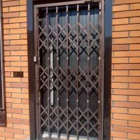 حفاظ آپارتمان کشوئی ریلی.ضدسرقت، درب اکاردیونی