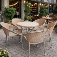 میز و صندلی ناهارخوری پلاستیکی تیوان ۲/ تهران نواب