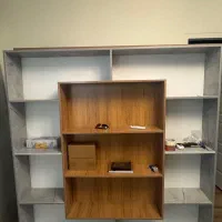 قفسه کتابخانه شلف چوبی (MDF)