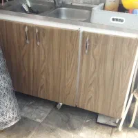 کابینت فلزی.شیرآب .سینک
