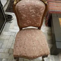 صندلی پارچه و چوب