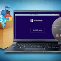 نصب ویندوز + نرم افزار + بازی