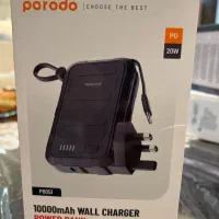 پاوربانک و شارژر دیواری Porodo نو و آکبند